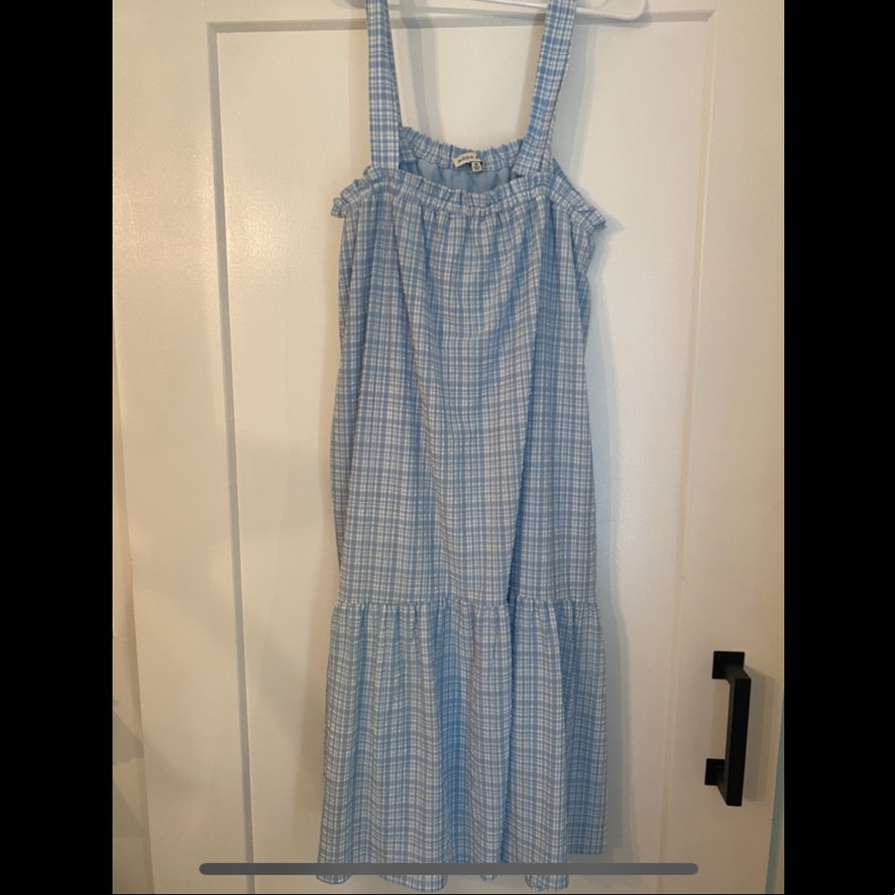 Moon River Blue and White Dress, NWOT
